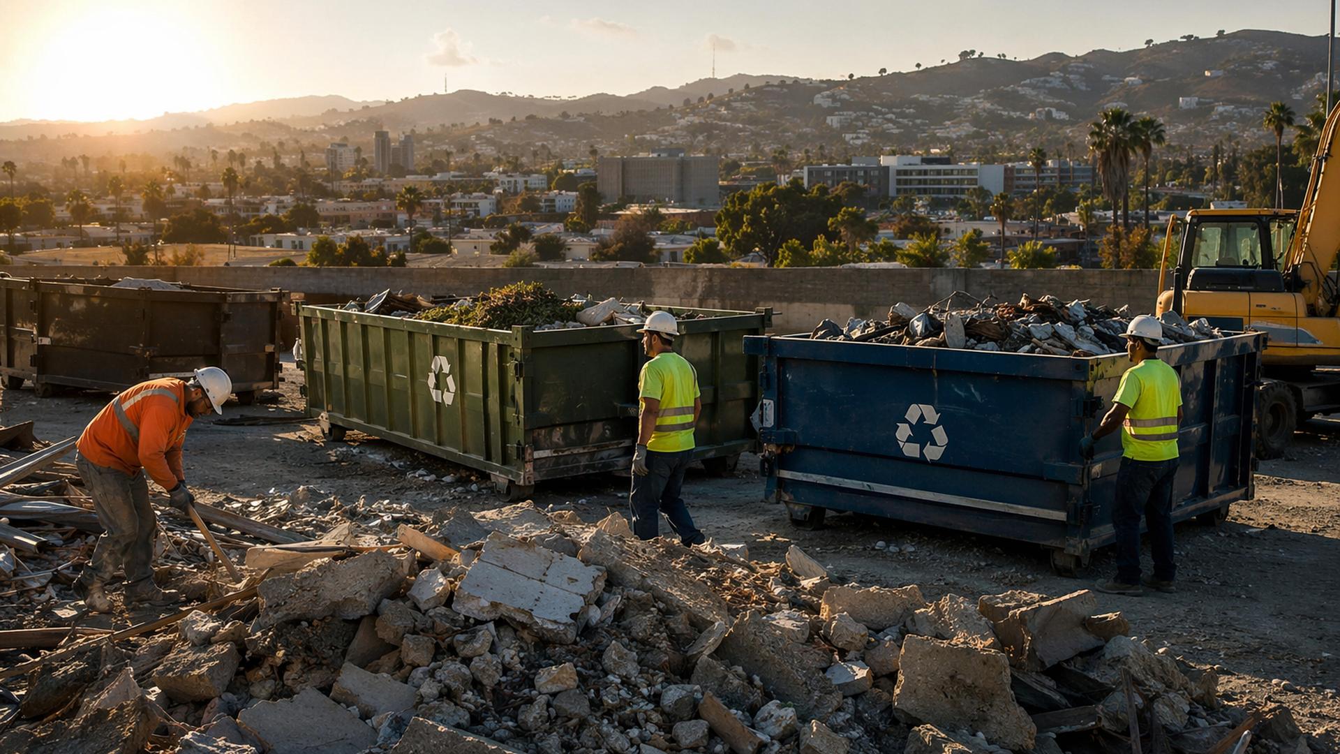 8 Best Los Angeles Roll Off Dumpster Rental Company Commercial Construction Avel Nu Way West Coast Waste CWS and Top Competitors